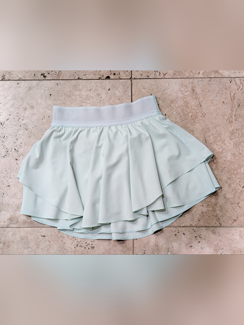 lululemon Court Rival Tennis Skirt Size 2 Mint Moment (Regular - Not Long Style)